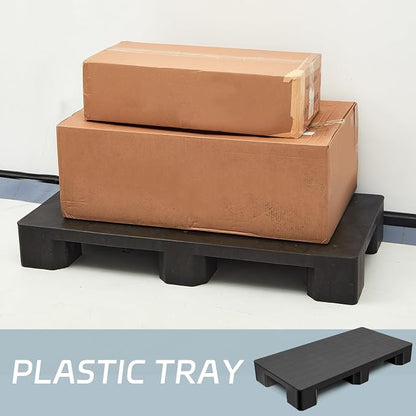 2 Pcs Plastic Pallet for Basement Storage Easy Stack Lightweight Floor Pallet - Image 4