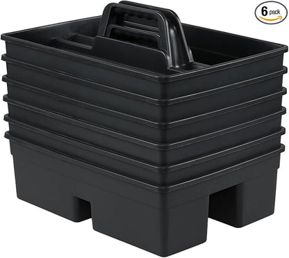 6 Packs Plastic Cleaning Supplies Storage Caddy by Unknown