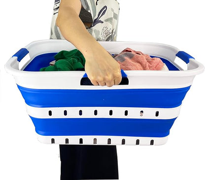 SAMMART 42L Collapsible Plastic Laundry Basket - Image 7
