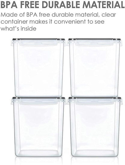 Vtopmart Food Storage Containers 2.5L / 84.5oz, 4 Pieces BPA Free Plastic - Image 5
