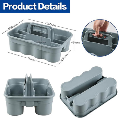 Plastic Cleaning Supplies Caddy - Image 3