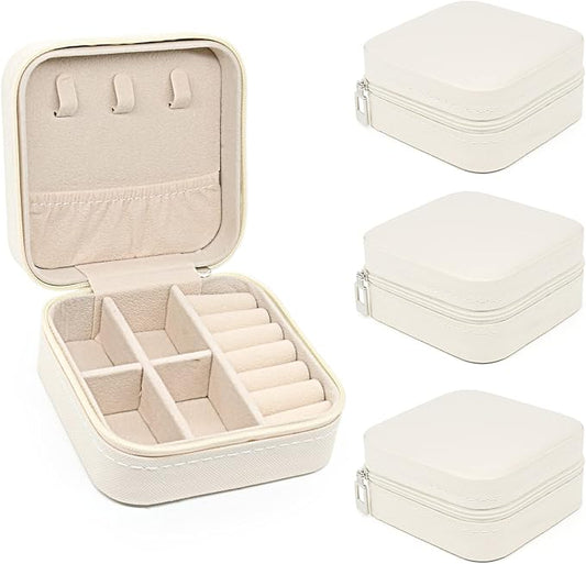 KEINE MARKE Small Jewelry Box, Travel Portable Jewelry Case by KEINEMARKE