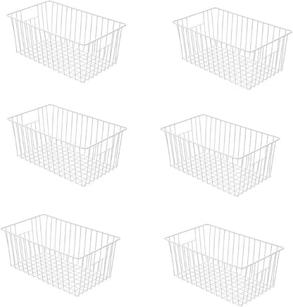 16inch Freezer Wire Storage Organizer Baskets, Household Refrigerator Bins by Y.Z.Bros