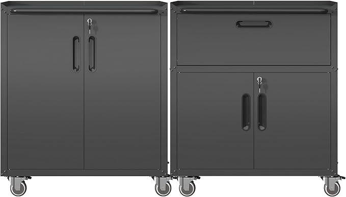 Metal Tool Cabinet, Garage Storage Cabinet System, Wall Cabinet & Locking by VIYET