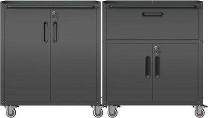 Metal Tool Cabinet, Garage Storage Cabinet System, Wall Cabinet & Locking by VIYET