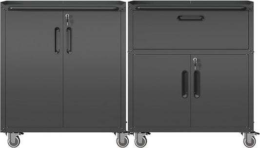 Metal Tool Cabinet, Garage Storage Cabinet System, Wall Cabinet & Locking by VIYET