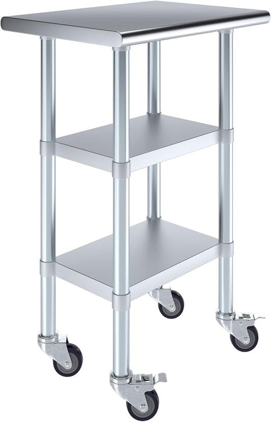 AmGood Stainless Steel Work Table by AmGood