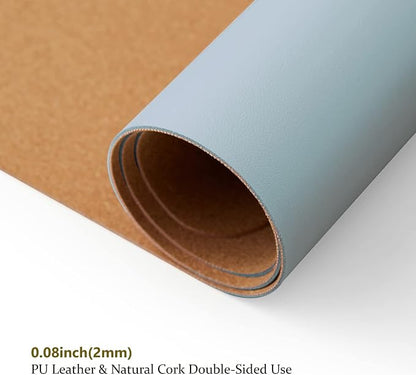 Cork Desk Mat - Small Dual-Sided Desk Pad - Image 3
