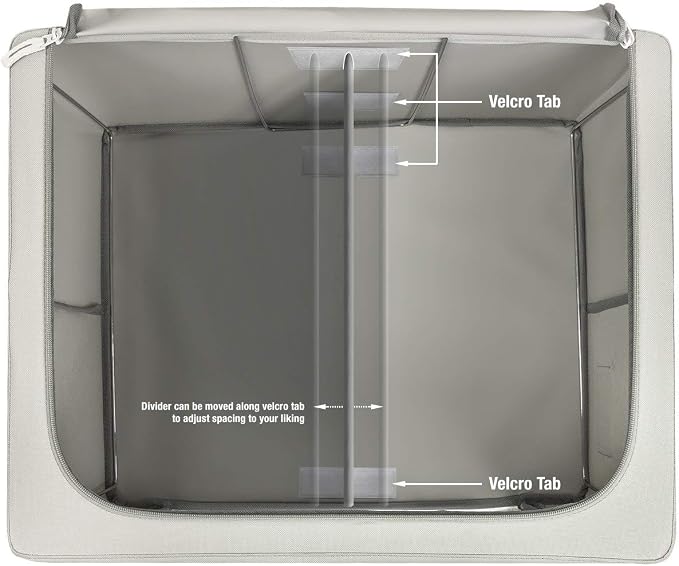 Sorbus Storage Bins with Divided Interior - Image 7