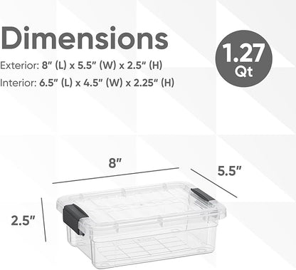 Superio Clear Storage Boxes - Image 2