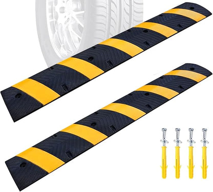 BESEA 6Feet Rubber Speed Bump, Road Parking, Parking Lot by BeSea