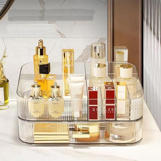 MIUOPUR Makeup Organizer with Stackable Drawers, Bathroom Vanity Organizers and by MIUOPUR