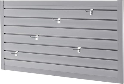 Slat Wall Paneling 4x2 FT, PVC SlatWall Panels Garage Organizer Storage System by Hohuqeri