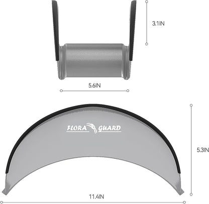 FLORA GUARD Garden Hose Holder, Heavy-Duty Metal Hose Hanger, Holds Up to 125 ft - Image 2