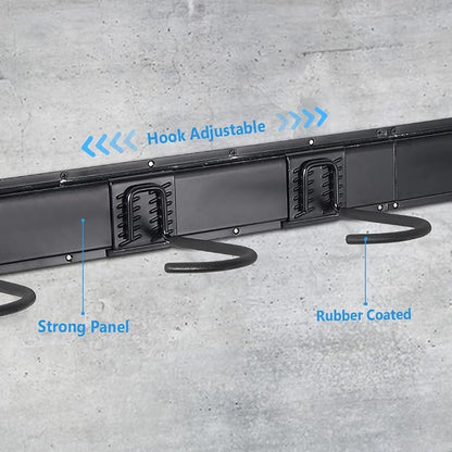 Ultrawall Stainless Steel Bike Storage Rack, 6 Bike Storage Hanger Wall Mount - Image 4