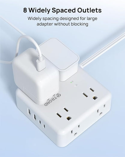 TROND 5ft Flat Extension Cord - Image 3