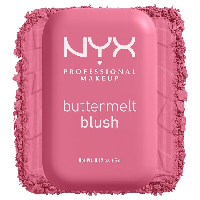 NYX PROFESSIONAL MAKEUP Buttermelt Powder Blush, Fade and Transfer-Resistant - Image 11
