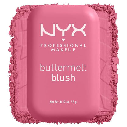 NYX PROFESSIONAL MAKEUP Buttermelt Powder Blush, Fade and Transfer-Resistant - Image 11