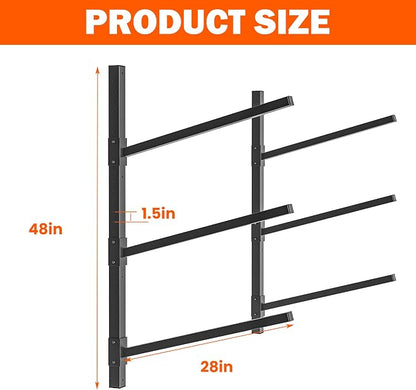 Ultrawall Kayak Storage Rack, Adjustable Wall Mounted Kayak Holder - Image 2
