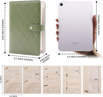 Travel Jewelry Organizer Case, Portable Jewelry Organizers Storage Book - Image 7