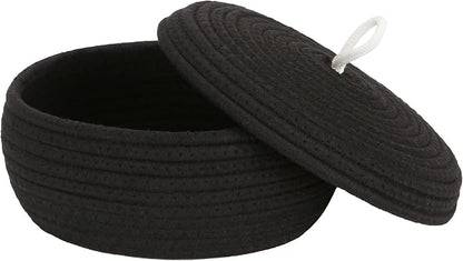 Sea Team Round Cotton Rope Storage Basket by SeaTeam