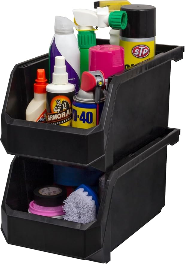 Plastic Containers for Organizing and Storage Bins for Closet, Garage or Pantry - Image 6