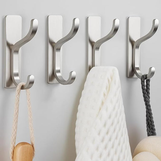 pickpiff Adhesive Wall Hooks for Hanging Towels by pickpiff
