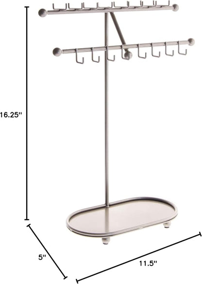 Angelynn's Sturdy Extra Long Necklace Holder Organizer Tall Tabletop Pendant - Image 5
