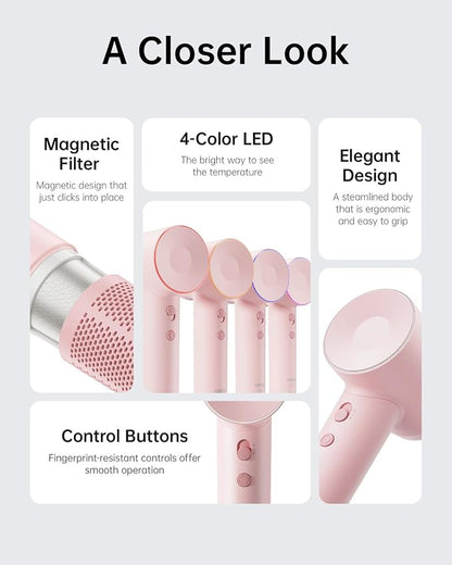 Laifen Hair Dryer SE, 200 Million Negative Ionic Blow Dryer - Image 8