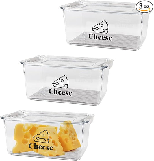 Cheese Holder Food Storage, Airtight Cheese Storage Box by Unknown