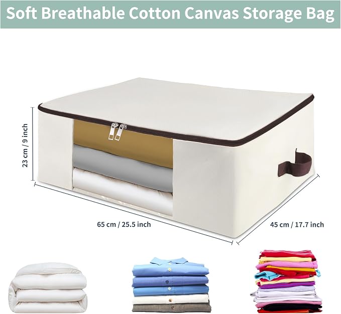 3-Pack 25.5x17.7x9 Inch Clear Window Storage Bags - Image 2
