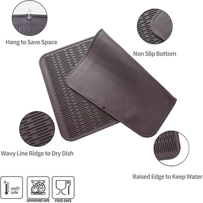 Silicone Dish Drying Mat for Multiple Usage, Easy clean, Eco-friendly, - Image 4