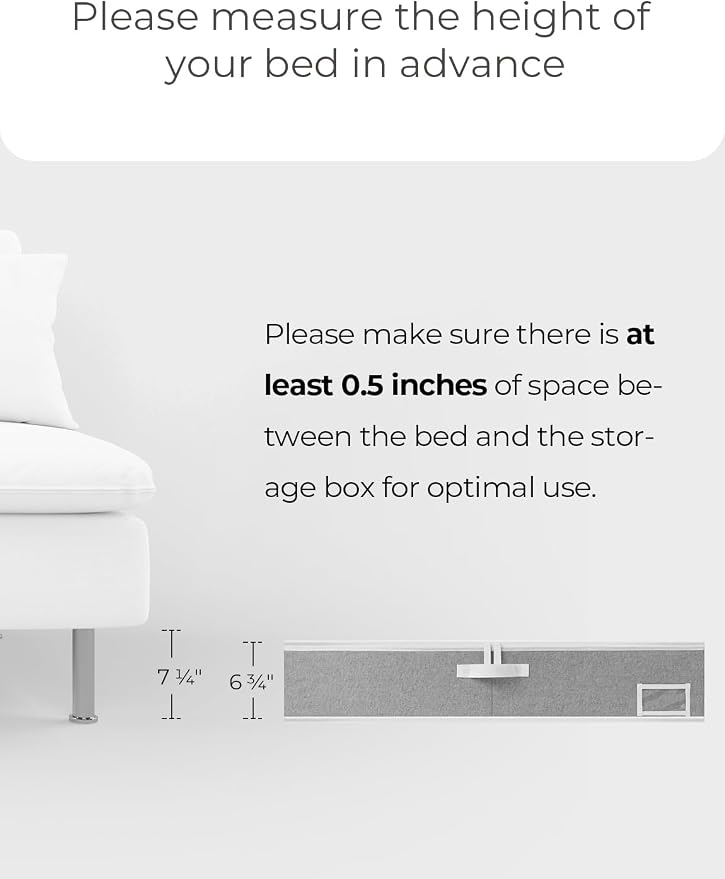 StorageWorks Extra Large Under Bed Storage Containers - Image 4