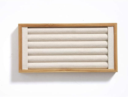 Coward Bamboo Ring Display Holder Jewelry Storage Tray Organizer Ring Stand by FocusOnJewelryDisplay15yrs