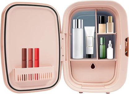 Beauty Fridge for Cosmetics Storage, 12.68Qt Mini Cosmetics Refrigerator by Unknown