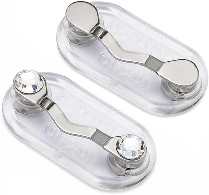 Readerest Magnetic Eyeglass Holder, Eyewear Shirt Clip by READEREST