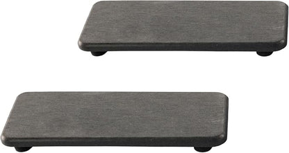 2 Pcs Water Absorbing Stone Trays, Kitchen/Bathroom Sink Soap Dish, Diatomite by NiuYichee