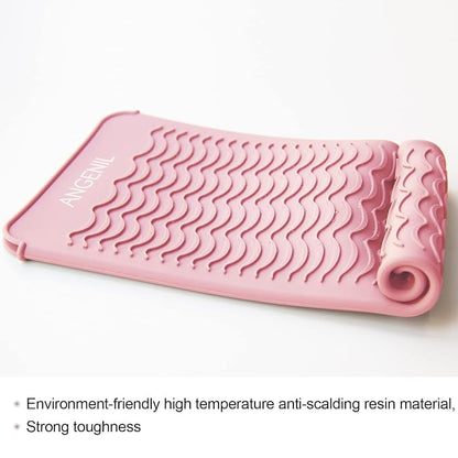 ANGENIL Heat Resistant Silicone Flat Iron Mat Pouch, - Image 7