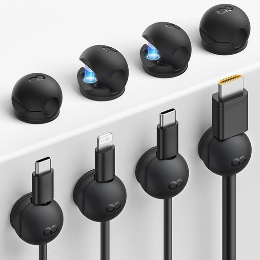 8Pack Magnetic Cord Organizer Clips by Lamicall