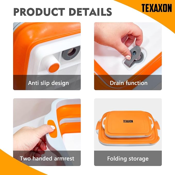 8L/16L BBQ Prep Tub with Cutting Board, Lid & Complimentary Mitts/Gloves – - Image 6