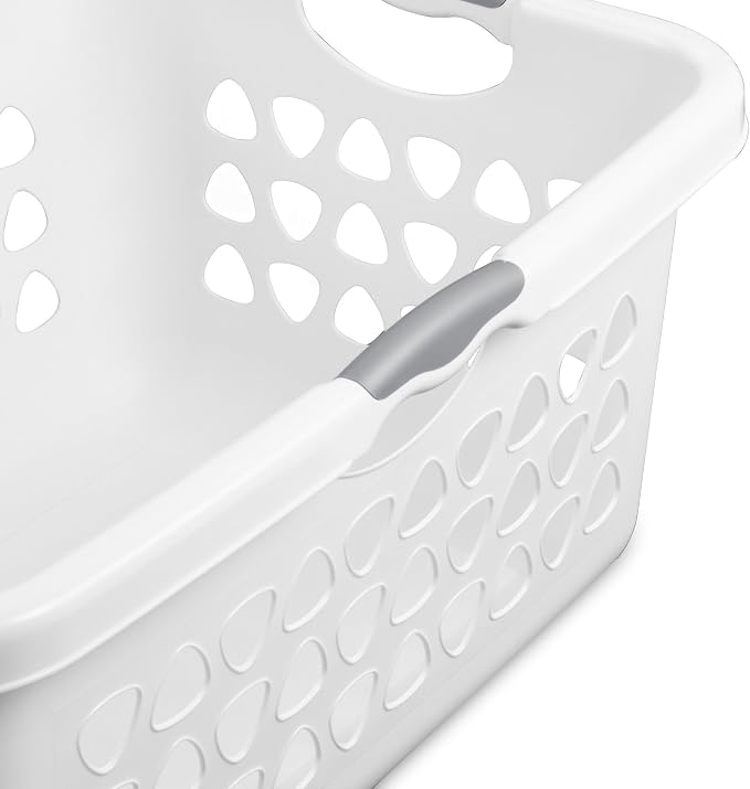 Sterilite 4 Pack Ultra Laundry Basket, Plastic Clothes Hamper, Large Rectangle - Image 8
