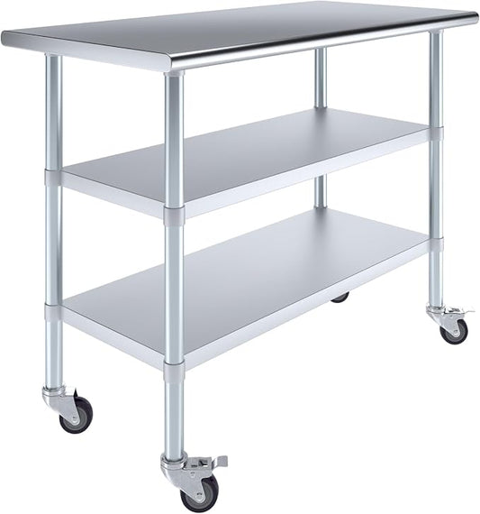 AmGood Stainless Steel Work Table by AmGood