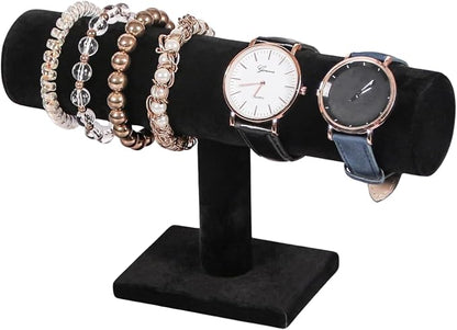 Novel Box Black Velvet T-Bar Bracelet Display Stand by NovelBoxCompanyLtd