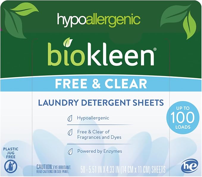 Biokleen Laundry Detergent Sheets by Biokleen