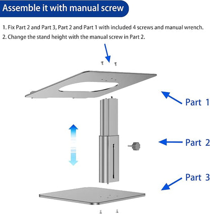 BESIGN LSX6N Laptop Stand, Ergonomic Adjustable Notebook Stand, Riser Holder - Image 5