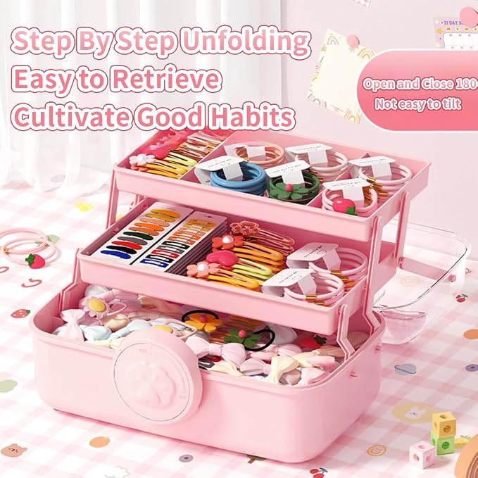 Bow Knot Hair Accessories Organizer Box - Image 4