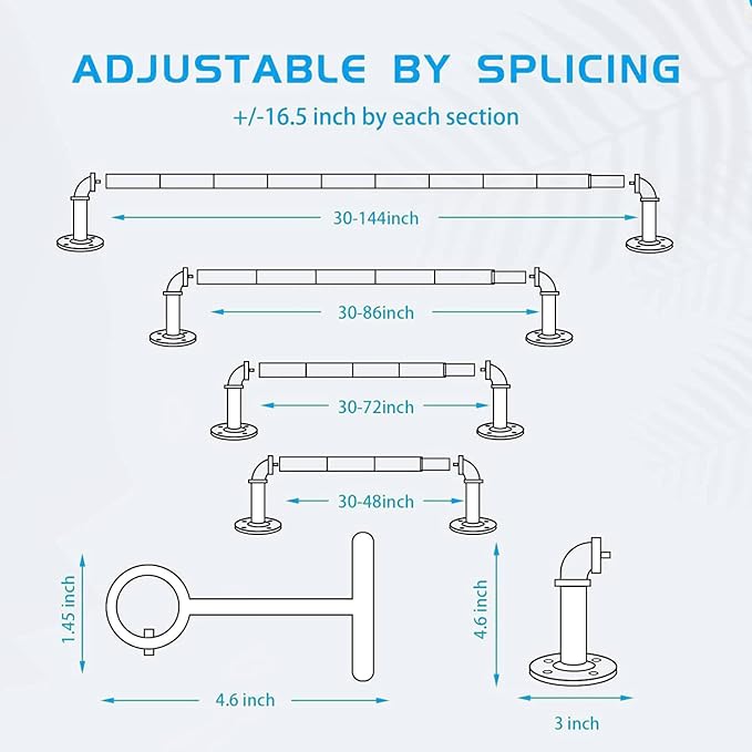 Industrial Curtain Rods - Image 6