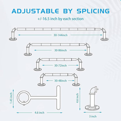 Industrial Curtain Rods - Image 6