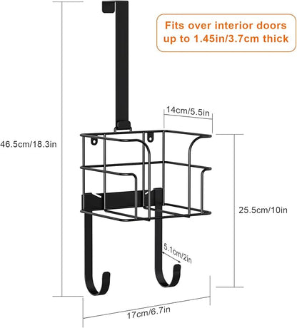 ORLESS Over The Door/Wall Mount Ironing Board Hanger, Laundry Room Iron and - Image 6