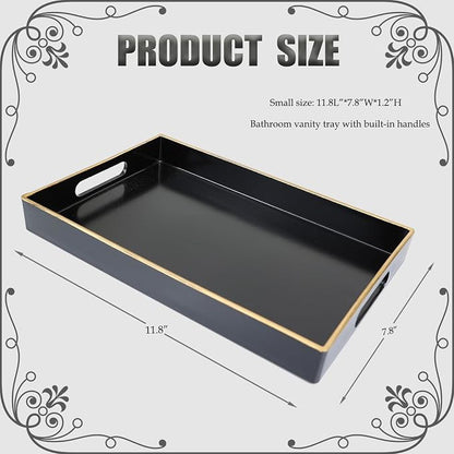 Spsyrine Black Bathroom Vanity Tray - Image 2